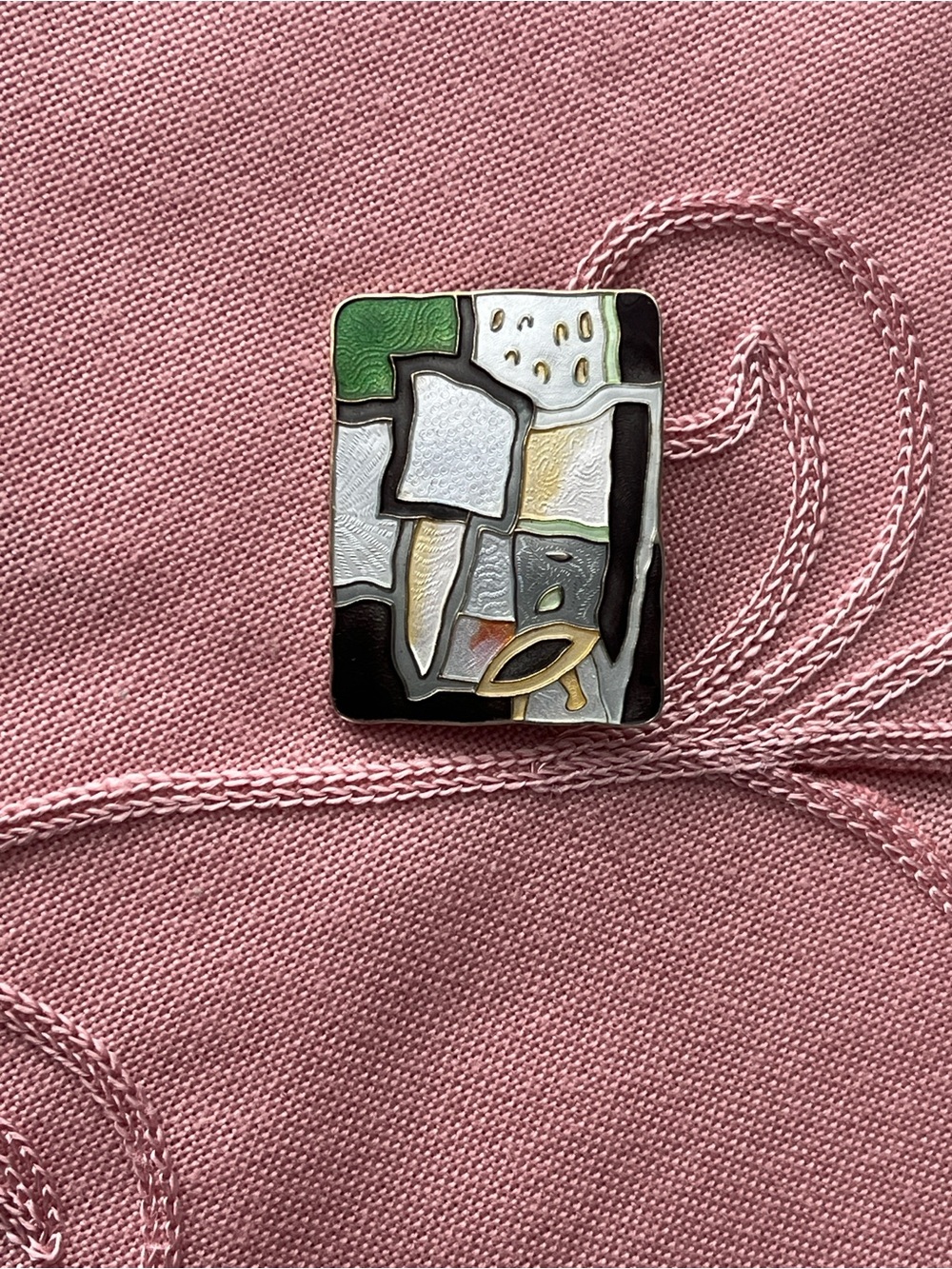Rare David Andersen Sterling Silver Four Seasons Winter Brooch Pin Norway